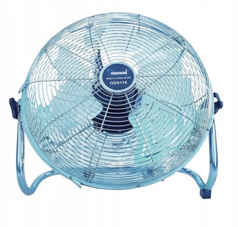 CYLKULATOR POWIETRZA WENTYLATOR PODŁOGOWY INOX 200W MOCNY POKOJOWY 45cm