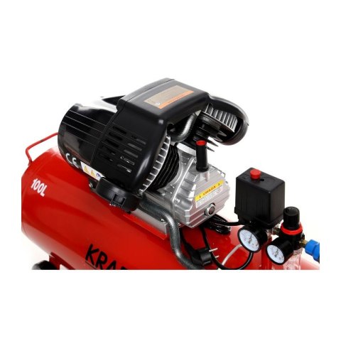 KOMPRESOR OLEJOWY 100L DWUTŁOKOWY Z SEPARATOREM