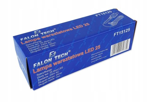 LAMPA WARSZTATOWA 30 LED KANAŁOWA HAK MAGNES 230V