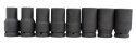 NASADKI UDAROWE NASADOWE KLUCZE 3/4'' ZESTAW NASADEK 17-32mm 8szt