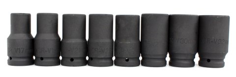 NASADKI UDAROWE NASADOWE KLUCZE 3/4'' ZESTAW NASADEK 17-32mm 8szt