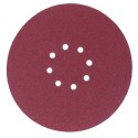 PAPIER ŚCIERNY Z DZIURAMI I RZEPEM NA DYSK 225MM P60 10 SZTUK