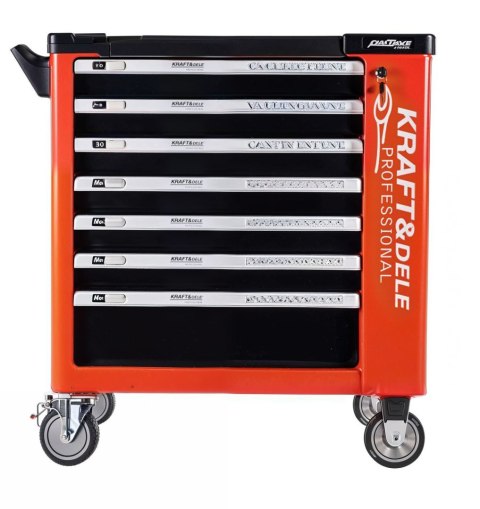 SZAFKA NARZĘDZIOWA WÓZEK WARSZTATOWY Z WYPOSAŻENIEM STABILNA 258 ELEMENTÓW