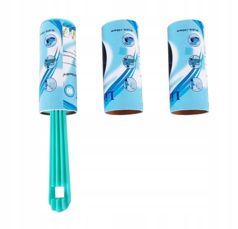 SZCZOTKA ROLKA WAŁEK DO CZYSZCZENIA UBRAN +2 ROLKI