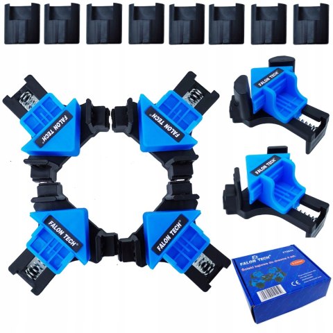 4 ZACISK ŚCISK STOLARSKI NAROŻNY KĄTOWY UCHWYT 90°