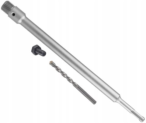 ADAPTER SDS-PLUS UCHWYT OTWORNICA PRZEDŁUŻKA KORONEK FREZ BETONU SDS+ 350MM