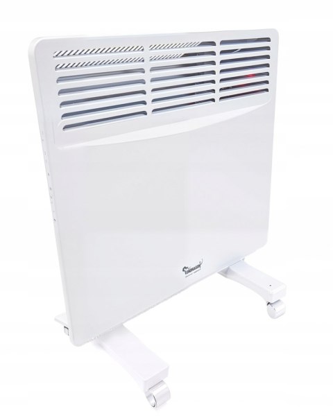 Grzejnik Elektryczny Aluminiowy Konwektorowy Mocny 1750W Ścienny +Kółka 2w1