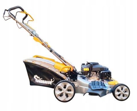 KOSIARKA SPALINOWA Z NAPĘDEM 51cm 9w1 MIELENIE WYRZUT BOCZNY 9KM noż GRATIS