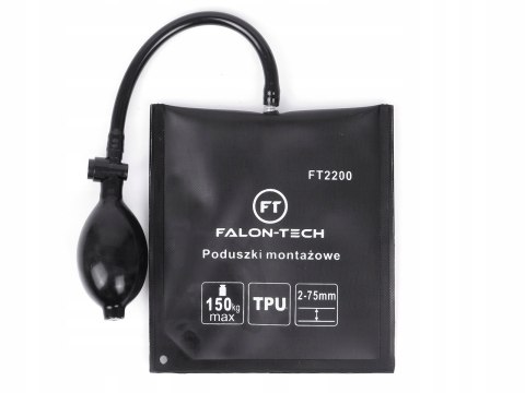 MOCNE PODUSZKI MONTAŻOWE DO PODNOSZENIA 150KG 2 SZTUKI POMPKA RĘCZNA