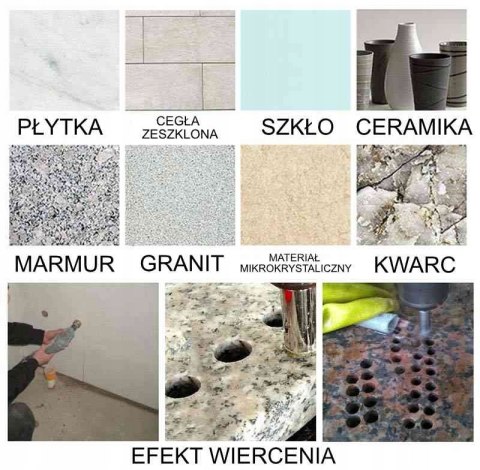 OTWORNICA DIAMENTOWA 55mm M14 KORONKA FREZ WIERTŁO DO GRESU BETONU KAMIENIA