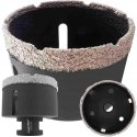 OTWORNICA DIAMENTOWA 65mm M14 KORONKA FREZ WIERTŁO DO GRESU BETONU KAMIENIA