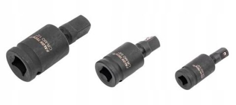 PRZEGUB KULOWY KULISTY UDAROWY NASADKI TRZPIENIE 1/2 1/4 3/8 ZESTAW 3 SZT