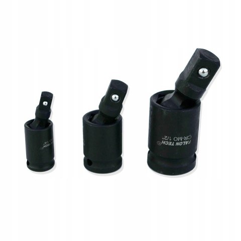 PRZEGUB KULOWY KULISTY UDAROWY NASADKI TRZPIENIE 1/2 1/4 3/8 ZESTAW 3 SZT