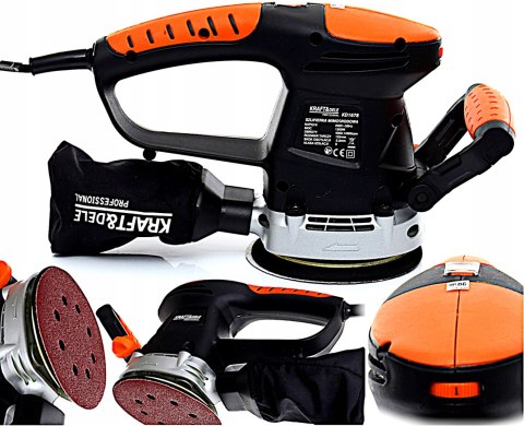 SZLIFIERKA MIMOŚRODOWA OSCYLACYJNA 125mm 1200W