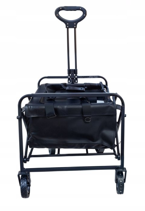 WÓZEK OGRODOWY TURYSTYCZNY TRANSPORTOWY SKŁADANY PLAŻOWY ZAKUPOWY MOC 80KG