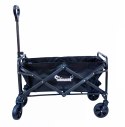 WÓZEK OGRODOWY TURYSTYCZNY TRANSPORTOWY SKŁADANY PLAŻOWY ZAKUPOWY MOC 80KG