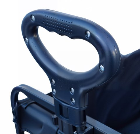 WÓZEK OGRODOWY TURYSTYCZNY TRANSPORTOWY SKŁADANY PLAŻOWY ZAKUPOWY MOC 80KG