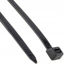 MOCNE OPASKI ZACISKOWE KABLOWE TRYTKI CZARNE TAŚMA 7.6X380MM 100SZT TRYTKI