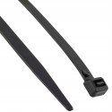 MOCNE OPASKI ZACISKOWE KABLOWE TRYTKI CZARNE TAŚMA 7.6X450MM 100SZT TRYTKI