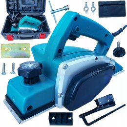 STRUG ELEKTRYCZNY DO DREWNA HEBLARKA 1800W HEBEL STOLARSKI 0-3MM + WALIZKA