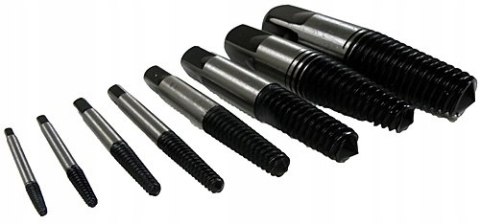 Wykrętaki do zerwanych śrub 8 el