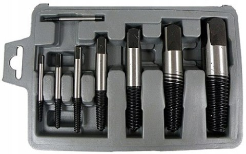 Wykrętaki do zerwanych śrub 8 el