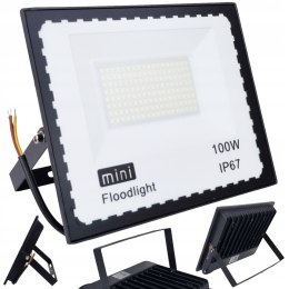 100W NAŚWIETLACZ LED SLIM HALOGEN LAMPA REFLEKTOR ZEWNĘTRZNY WODOODPORNY