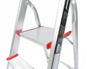 DRABINA domowa 7 stopniowa aluminiowa antypoślizgowa Ondragon Mocna podest