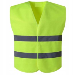 KAMIZELKA ODBLASKOWA OSTRZEGAWCZA ŻÓŁTA ODBLASK KOSZULKA ODBLASKOWA DROGOWA