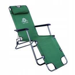 LEŻAK OGRODOWY ROZKŁADANY KRZESŁO LEŻAKI MEBLE OGRODOWE SKŁADANY FOTEL 4KOL