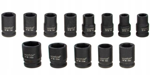 NASADKI UDAROWE 1/2 ZESTAW NASADEK UDAROWYCH KLUCZY NASADOWYCH 10-24