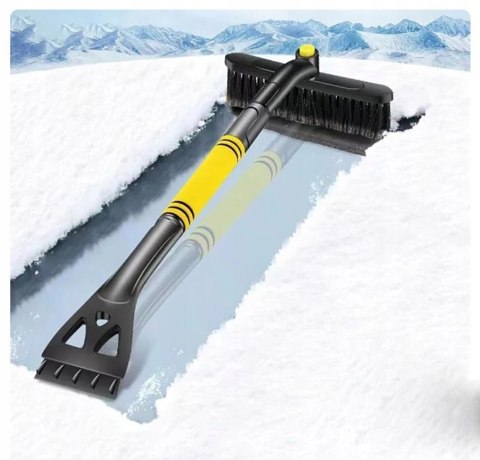 SKROBACZKA DO SZYB TELESKOPOWA SZCZOTKA DO ODŚNIEŻANIA SAMOCHODU ŚNIEGU