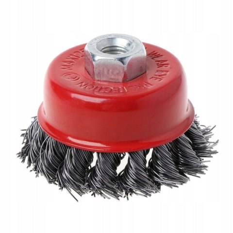 SZCZOTKA DRUCIANA CZOŁOWA 65 MM DRUT SKRĘCANY M14