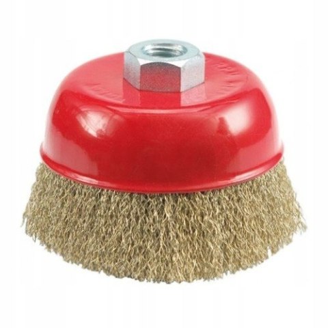 SZCZOTKA DRUCIANA CZOŁOWA miedzian - złota M14 65mm