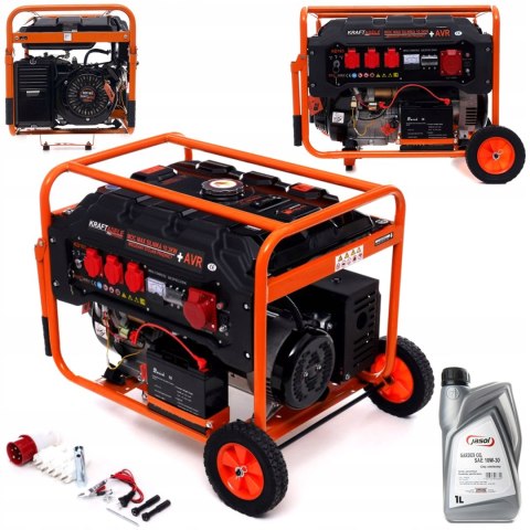 AGREGAT PRĄDOTWÓRCZY GENERATOR PRĄDU 380V 5500 W