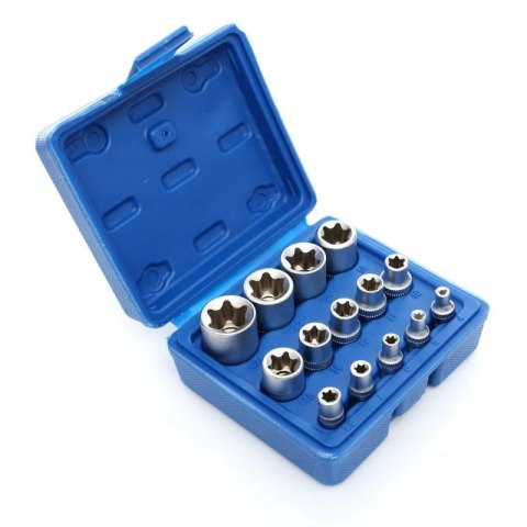 KLUCZE NASADOWE TORX 4mm-24mm NASADKI TORKS 14EL