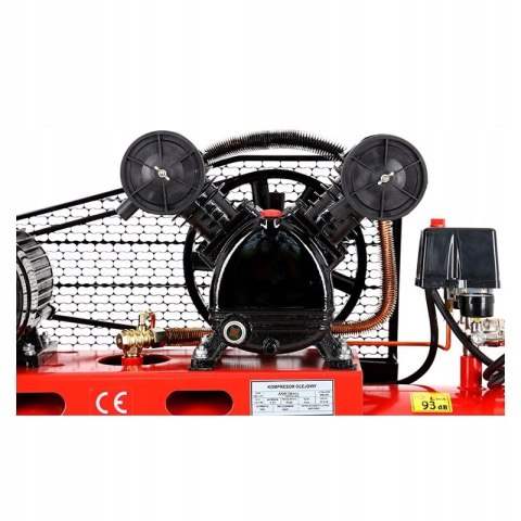 KOMPRESOR OLEJOWY SPRĘŻARKA 100L 2TŁOKI 400V