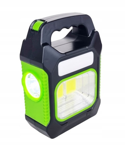LATARKA LAMPA SOLARNA POWERBANK AKUMULATOROWA LED