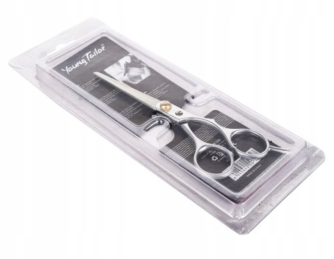 NOŻYCZKI FRYZJERSKIE PROSTE OSTRE STALOWE WYGODNE