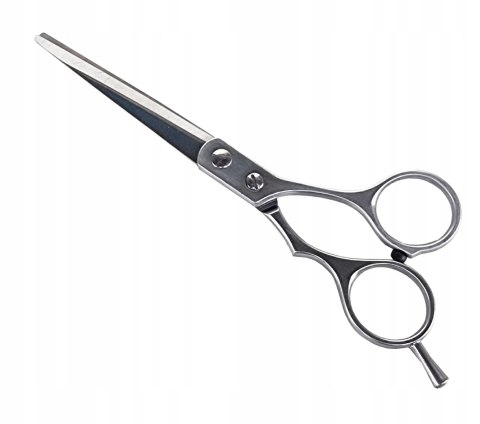 NOŻYCZKI FRYZJERSKIE PROSTE OSTRE STALOWE WYGODNE