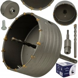 OTWORNICA KORONKA 100 mm SDS PLUS FREZ DO BETONU