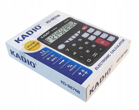 PRO BIURKOWY ELEKTRONICZNY KALKULATOR 12 CYFR-OWY