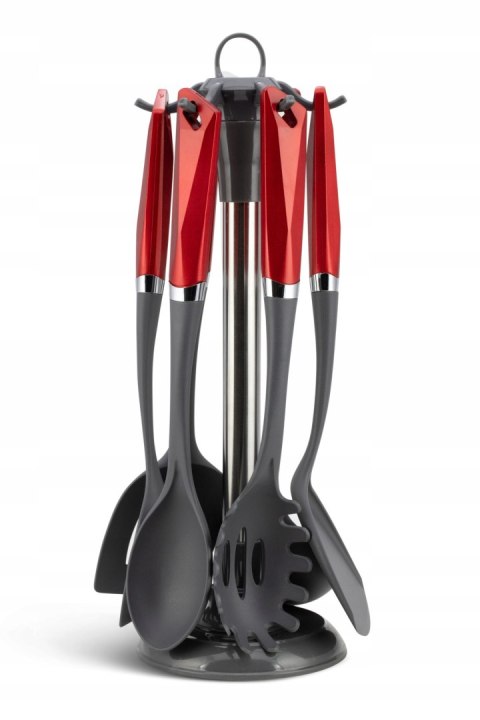 PRZYBORY KUCHENNE AKCESORIA ŁOPATKA ŁYŻKA STOJAK
