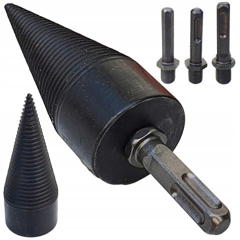 ŚWIDER ROZŁUPYWANIA DREWNA WIERTŁO STOŻKOWE 45 mm