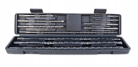 WIERTŁA DO BETONU SDS PLUS WIERTŁO ZESTAW 11 SZT