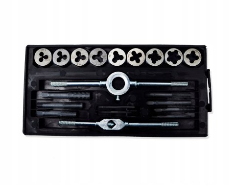 ZESTAW NARZYNEK I GWINTOWNIKÓW 20 EL KALIBROWNIKI