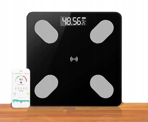 17w1 INTELIGENTNA WAGA ŁAZIENKOWA BLUETOOTH POMIAR