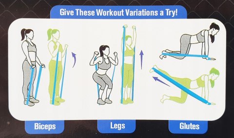 2M TAŚMA GUMA REHABILITACYJNA DO ĆWICZEŃ FITNESS