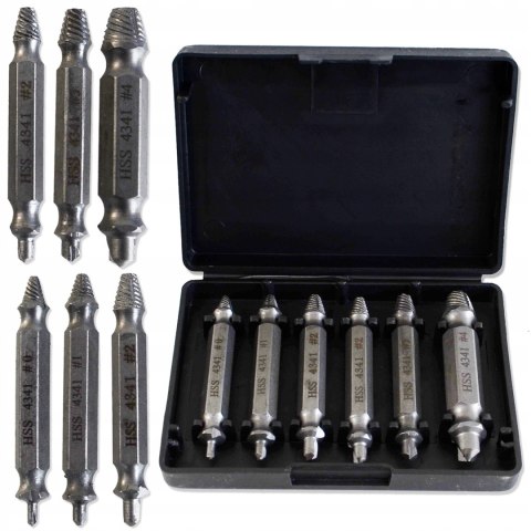 6 EL WYKRĘTAKI DO URWANYCH ZERWANYCH ŚRUB ŚRUBA