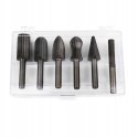 FREZY TRZPIENIOWE DO METALU PILNIKI HSS ZESTAW 6EL